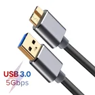 USB3.0 кабель высокоскоростной USB внешних жестких дисков кабель 0,511.52m USB кабель с нейлоновой оплеткой шнур для Samsung Galaxy S5 Note 3