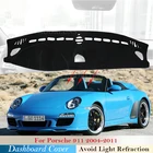 Для Porsche 911 2004  2011 турбо GTS Противоскользящий анти-УФ коврик для приборной панели коврик для теней Dashmat защита ковров аксессуары для подушки