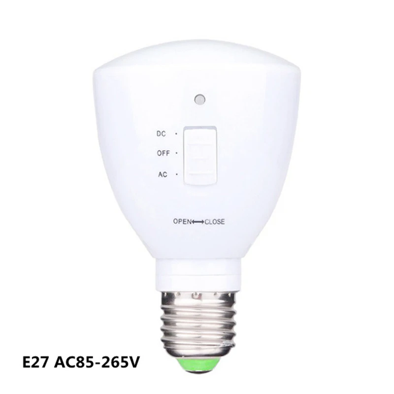

E27 AC85 - 265V LED6W Used 6 Hours New Rechargeable Multifunction Retractable Emergency Light Energy Saving Bulb Flashlight