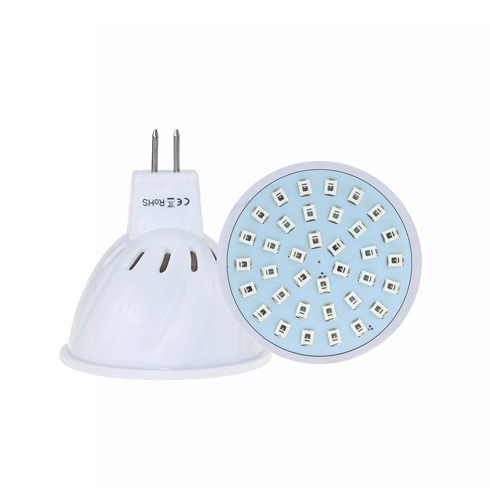 Светильник для выращивания 220V 5W E27 Gu10 Mr16 Smd2835 лампа для растений Vegs Phyto лампа 36 54 72 светодиода красный синий светодиод для роста растений