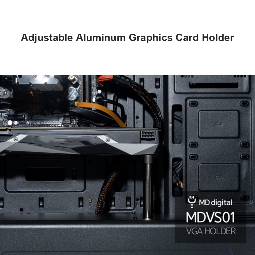 Graphics Card GPU Brace Support Adjustable Aluminum Alloy Video Sag Holder Bracket Jack Desktop PC Case Accessories | Компьютеры и