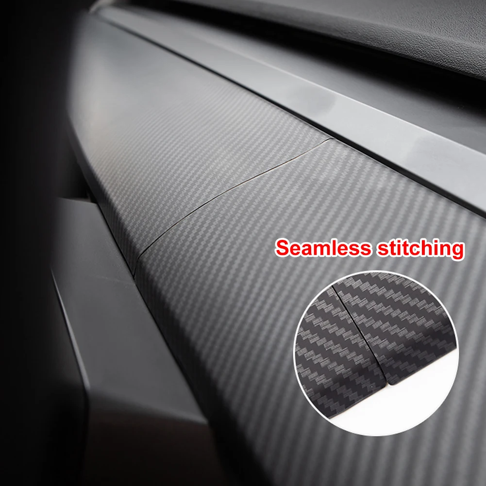 Новая Автомобильная центральная консоль из углеродного волокна для Tesla Model 3 2021