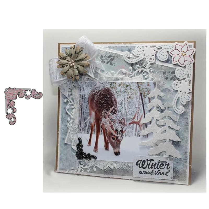 Угловые кружева металлические Вырубные штампы вырезанные формы украшения