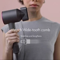 attach wide tooth comb attachment for dyson supersonic hair dryer accessories hair styling straighten tool stretches lengthens