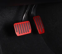 non slip accelerator brake pedal cover set brake pedal pad pedal cover kit for tesla model 3 y 2021 accessories