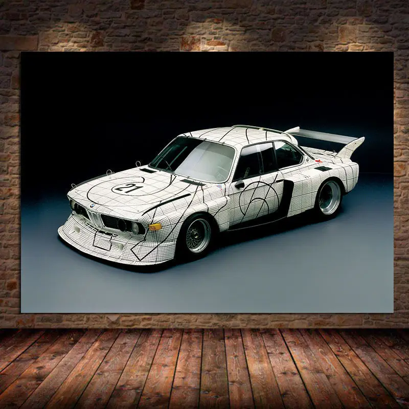 Ретро-коллекция BMW Power M3 E30 супергоночный автомобиль картина плакат Настенная