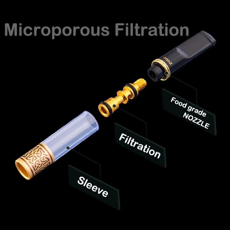 Оригинальный фильтр для сигарет ZOBO micropore держатель с чистящим слоем