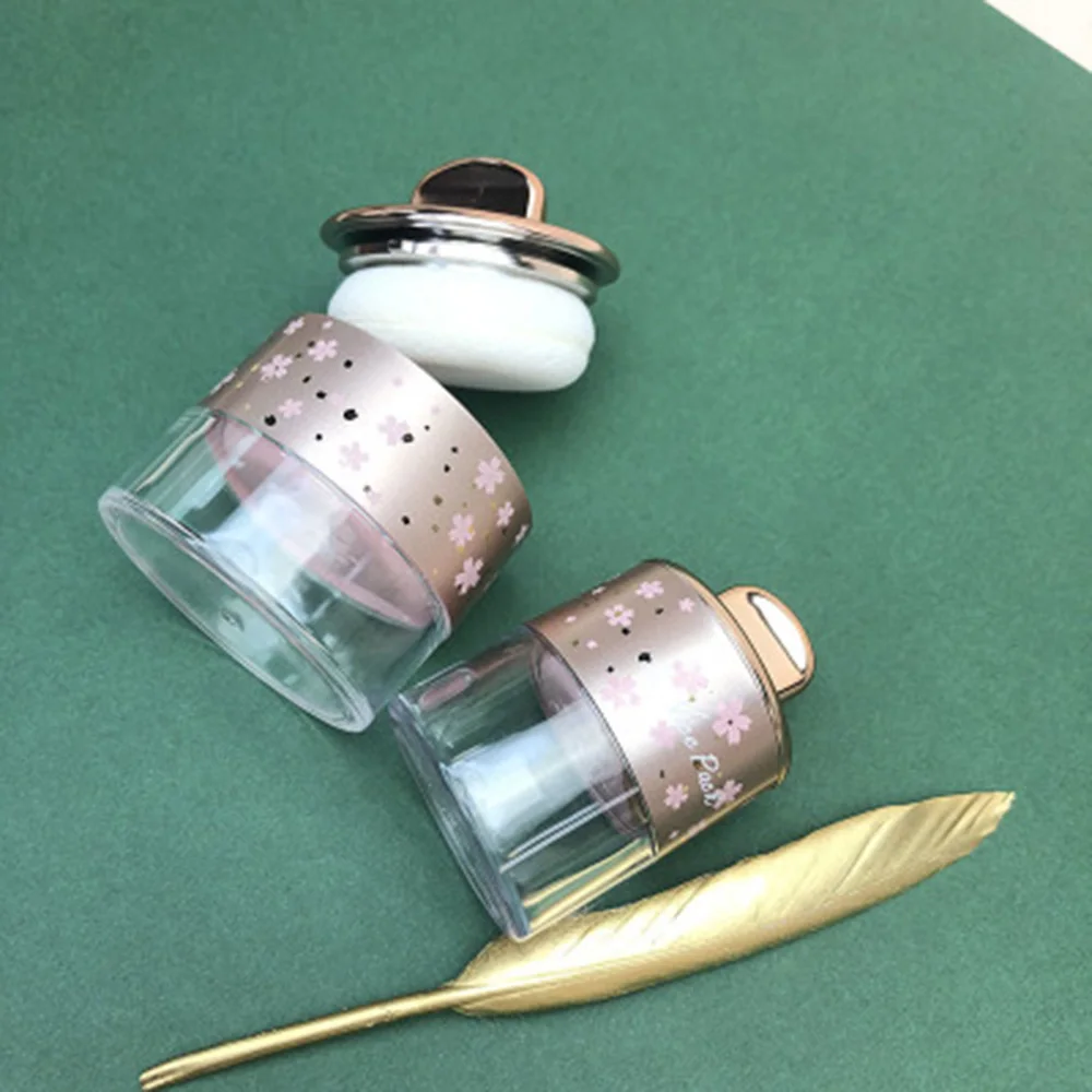 Новинка 10/20g Портативный вишня в цвету круглый пудреница ручной пустая горшок для