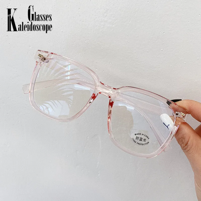 Квадратная оправа для очков с защитой от синего света новые большие светильник