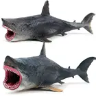 Океаническая и морская жизнь морские животные Megalodon Shark экшн-модель обучающая игрушка Коллекция фигурок Обучающие игрушки подарок для ребенка J8C8