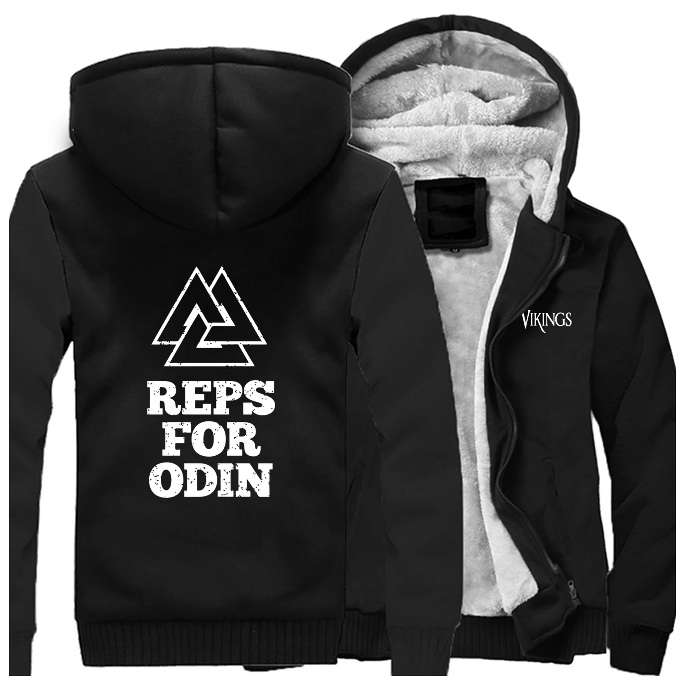 Reps для Odin Vikings Толстовка мужчин 2022 зимняя флисовая Мужская брендовая куртка Новое