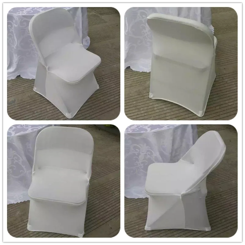 Складные Чехлы для стула WedFavor из спандекса и лайкры 50 шт. растягивающиеся отелей