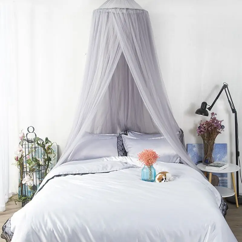 7 цветов подвесное детское постельное белье балдахин хлопок москитная сетка