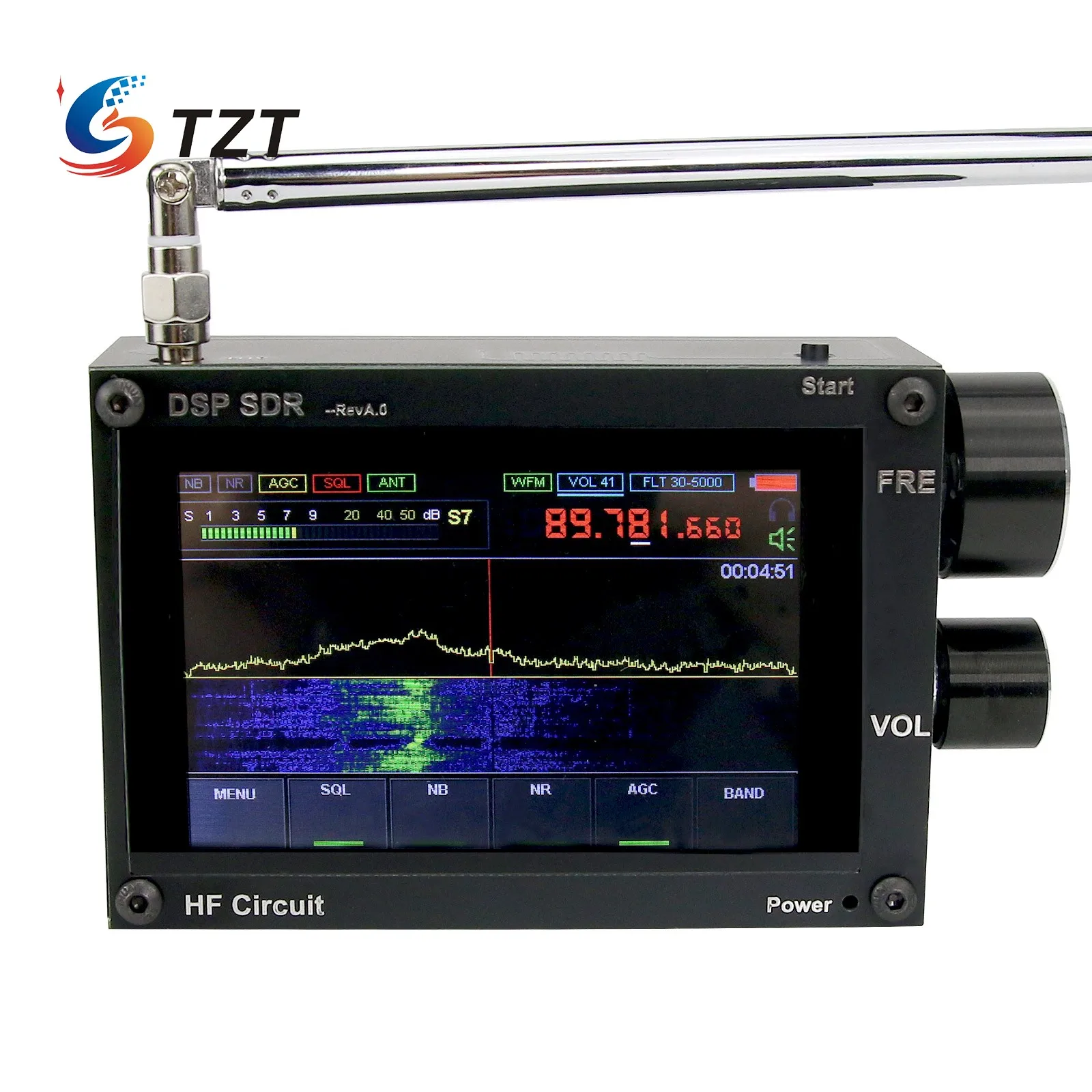 

TZT более толстый 50 кгц-2 ГГц Малахит SDR DSP Malahit SDR приемник с официальным авторизованным регистрационным кодом