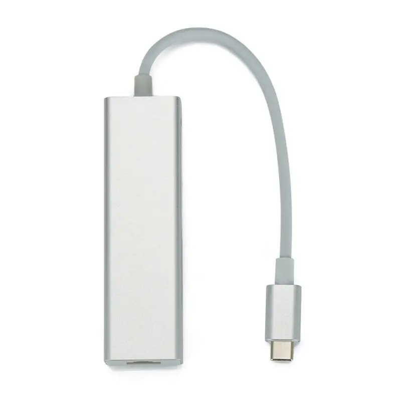 Практичный портативный гигабитный LAN-концентратор типа c к Rj45 с USB 3 0 концентратор