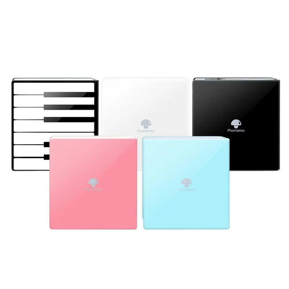 

Portable Bluetooth Phomemo M02 Mini Instant Thermal Printer Pocket Sticker Text Barcode Sticker Maker Phone App Labeler Machine