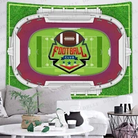 football fans tapestry sports theme art wall hanging tapestries for living room home dorm decor banner