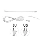 Трубка T5, аксессуар для освещения, 30 см, соединительный провод, вилка стандарта СШАЕС, переключатель, кабель 120 см, 2 отверстия, 3 отверстия светодиодный Ной лампы