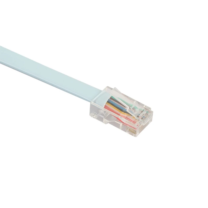 For Cisco Console Cable Db-9 to Rj45 Switch Line 9-pin COM Port Serial Female Routers Network Adapter Blue 1.5m | Обустройство дома