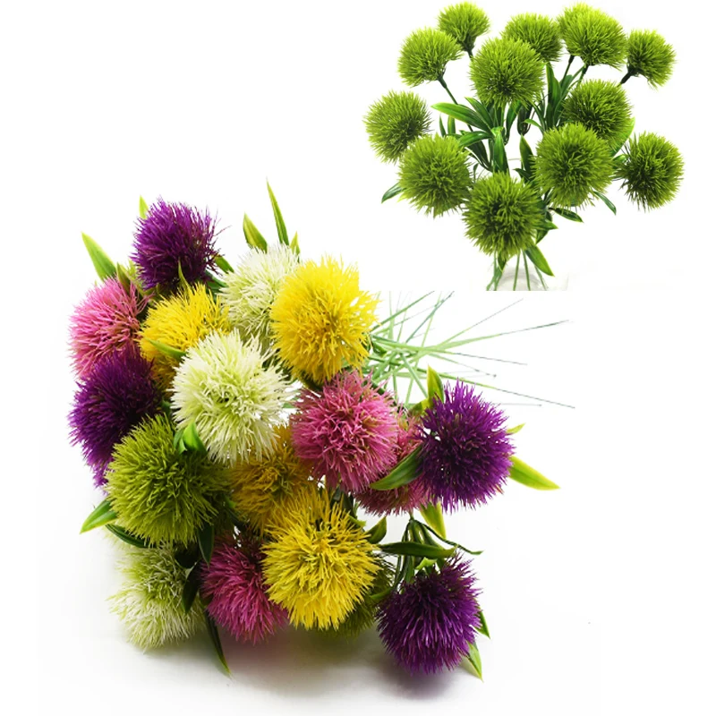 5 шт. декоративные пластиковые искусственные цветы 25 см | Дом и сад