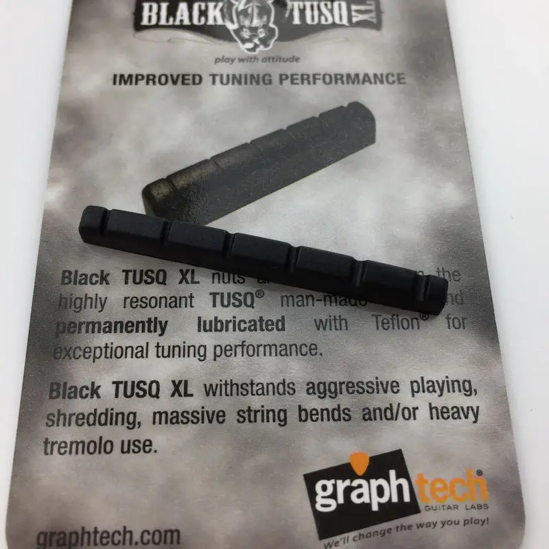 Деталь Graph Tech PT 5042 00 Black TUSQ XL 42 мм strat nut flat|Детали и аксессуары для гитар| |