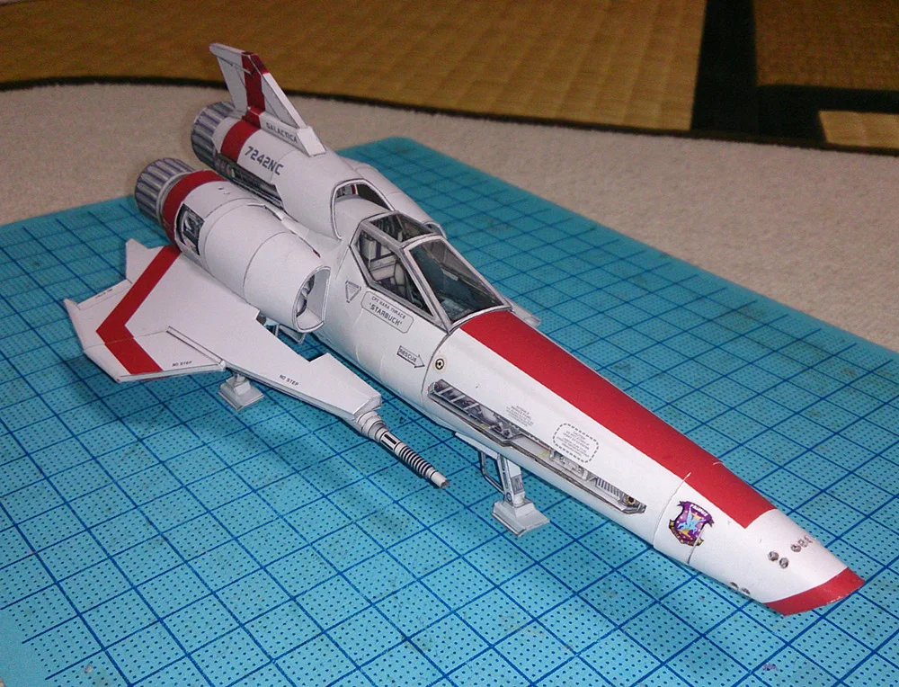 Battlestar галактика виперс 2 hao Viper Mk2 бумажная модель сделай сам необычная игрушка для
