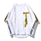 LACIBLE в стиле хип-хоп пуловер Толстовка для мужчин 2020 повседневное ленты; Свитшот Харадзюку футболка из хлопка футболка с длинным рукавом, топы, футболки
