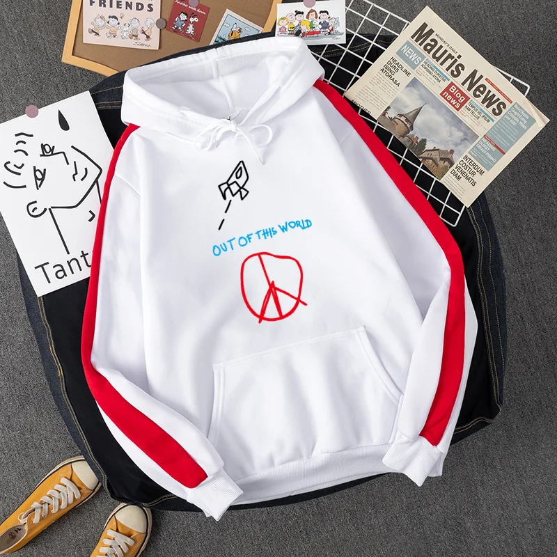 

Cartoon Printing Men Sweatshirt Harajuku Hip Hop Hoodies Casual Fleece Hooded Autumn 2022 Cartoon Male Sweatshirts