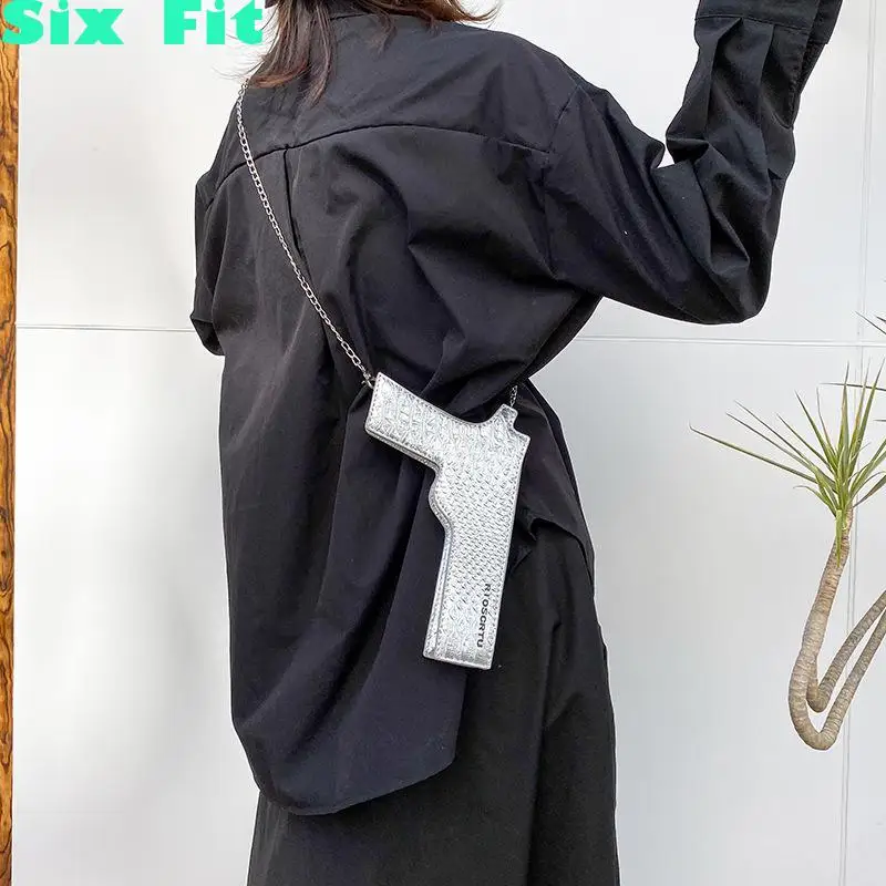 2020 новые 3d сумки через плечо в форме пистолета женские милые с металлическими