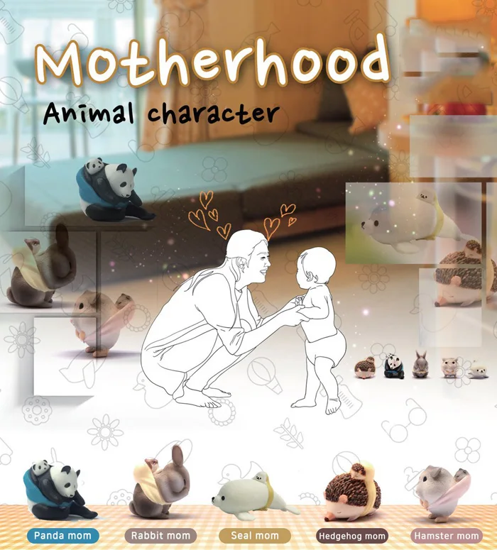 

Японские Оригинальные капсульные игрушки Bulks, милые фигурки героев мультфильмов, панда, ежик, хомяк, кролик, Мормышка, гасяпон