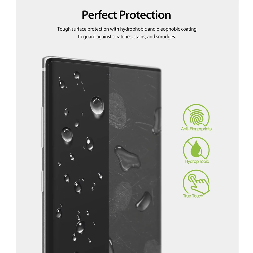 

Ringke Screen Protector Dual Easy Film for Galaxy Note 10 Plus High Resolution Easy Application Film for Note 10+ Pro [2 Pack]