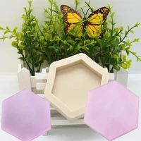 3d hexagon gem silicone mold cake chocolate lace decoration supplies diy dessert pastry fondant moulds resin kitchen baking tool