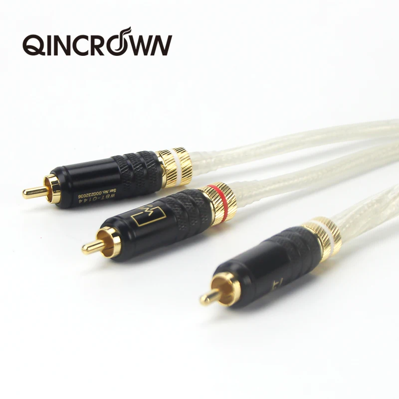 

Audiophile subwoofer cable rca lotus one point two signal audio cable output dedicated single to double