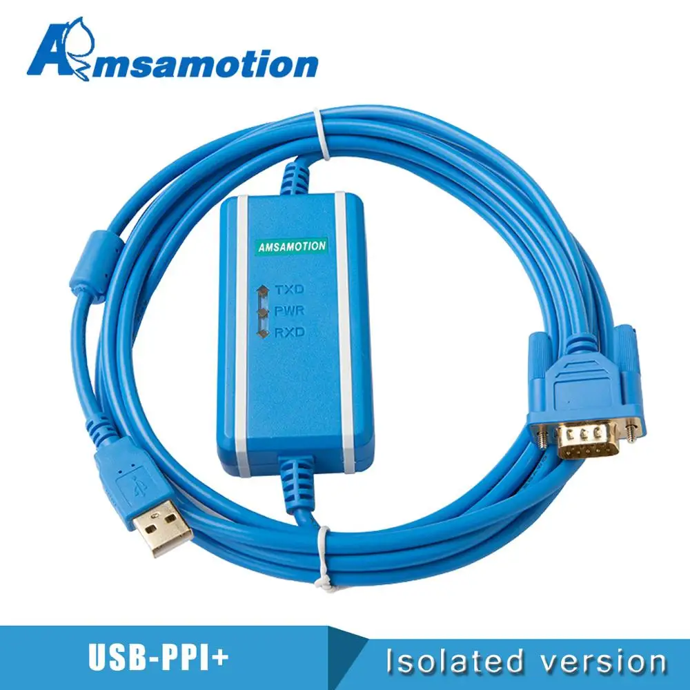 

USB-PPI PLC Programming Cable USB to RS485 Adapter For Siemens S7-200 PLC USB PPI Download Cable