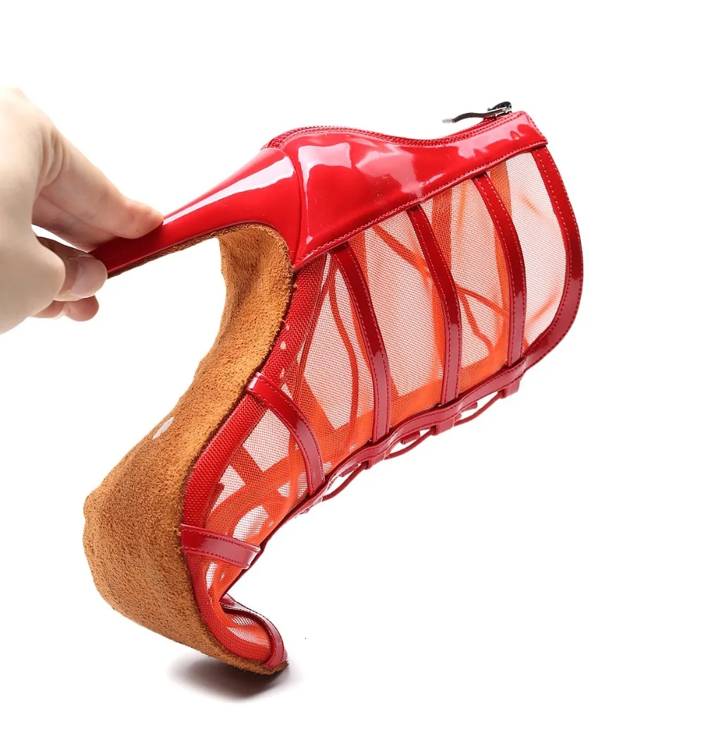 Goettin Tango Ballroom Training Black Women Shoes Discounts Sale Dancers Line Small Feet Cut-outs Mesh(air Mesh) Sandals
