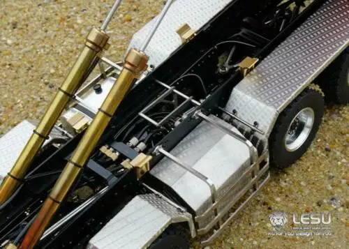 LESU самосвал 1/14 гидравлический цилиндр MAN Car TGS 8*8 RC звук Металлическое шасси |