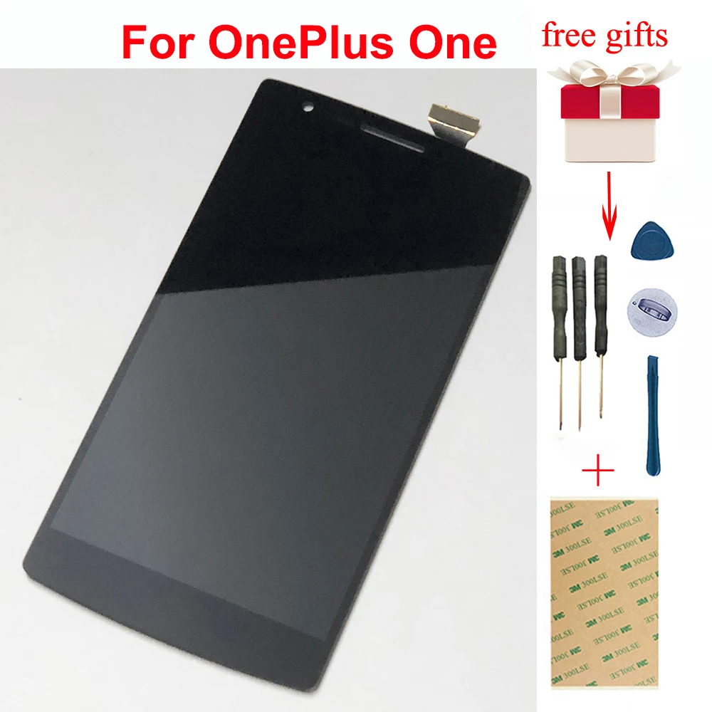 Для OnePlus One 1 + Plus A0001 сенсорный экран дигитайзер Сенсорное стекло ЖК дисплей