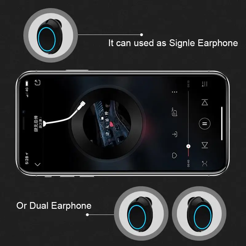 A2 TWS Bluetooth 5 0 беспроводные наушники Автоматическое Сопряжение сенсорное