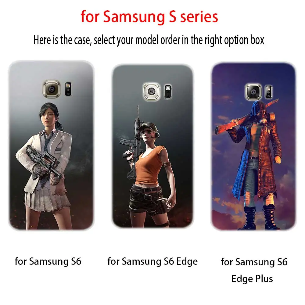 Мягкий силиконовый чехол для Samsung S30 S20 S11 S10 S9 S8 Plus lite 11e 10e Uitra S7Edge pubg person | Мобильные