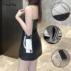 Для TECNO Spark 6 GO 2021 5 4 7 защитное ожерелье через плечо для Spark pova 2 7T жемчужный ремешок браслет цепь чехол