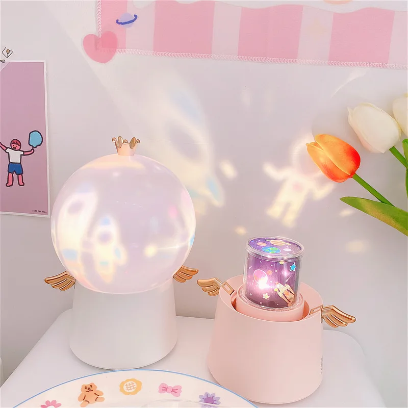 Светодиодный вращающийся Музыкальный проектор Звездный Ночной светильник