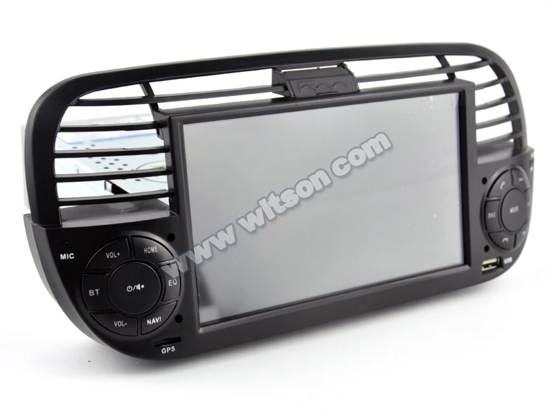 DE со! WITSON K600 Android 9,1 четырехъядерный автомобильный Dvd медиаплеер для FIAT 500 радио мультимедиа Buit in DPS Автомобильный gps навигатор