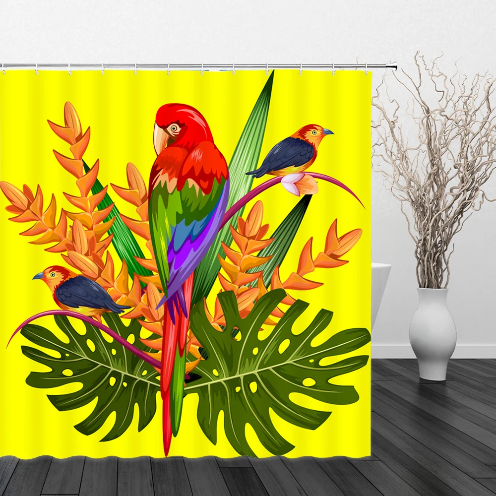 

Водонепроницаемая Штора для душа, полиэстеровый занавес с объемными рисунками животных, попугаев, Орлов, птиц, 180 Х200 см