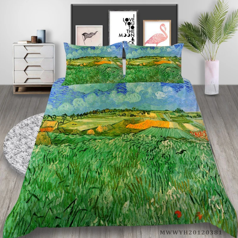 

3D Bedding Set King Size Duvet Cover Set Queen Full Double Single 2/3 Pcs Super Soft Breathable Bedclothes Creative Bed Gift