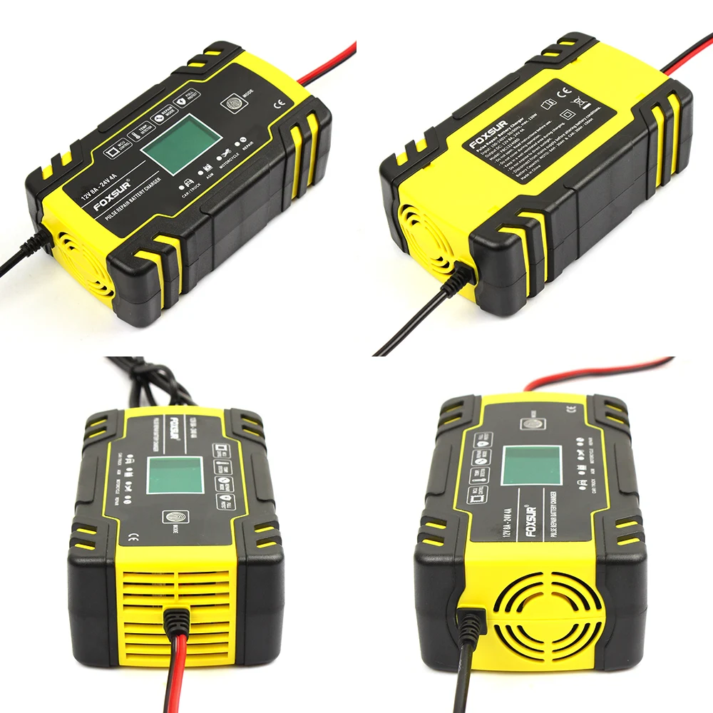 Полностью автоматическое зарядное устройство для автомобильного аккумулятора с