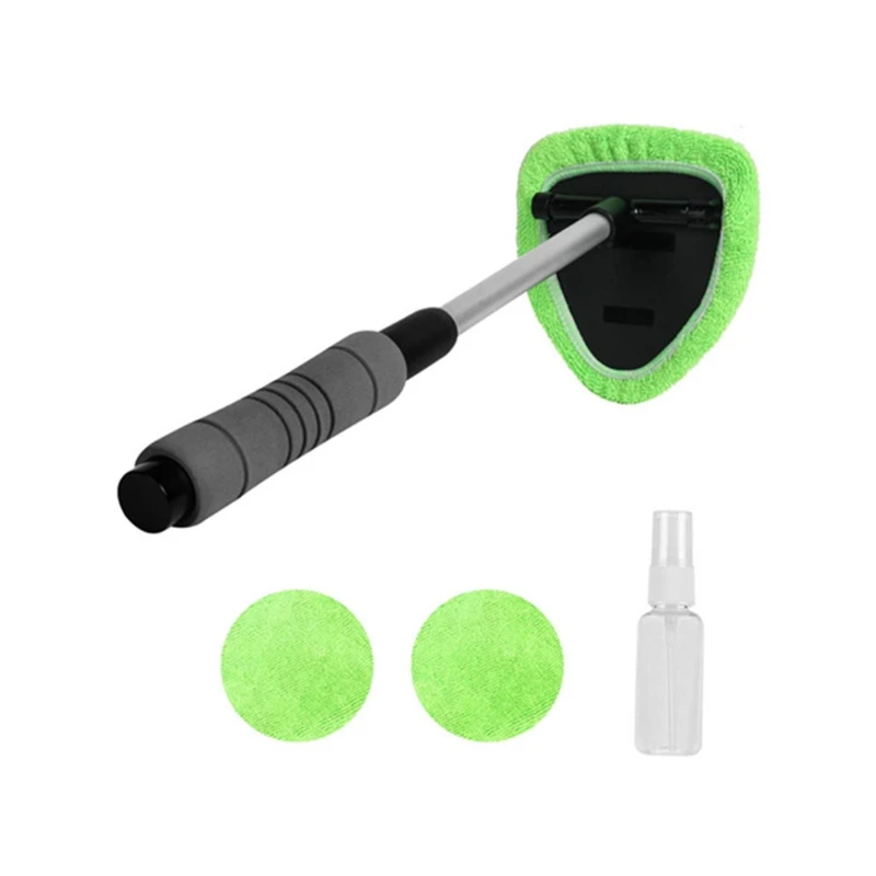 

Инструмент для очистки окон и лобового стекла для автомобиля и дома и офиса, интерьера и экстерьера, фотоинструмент-зеленый M17E