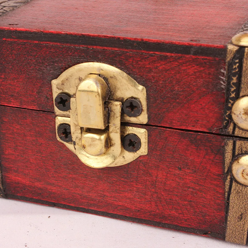 Европейский Винтажный металлический замок декоративная шкатулка для хранения