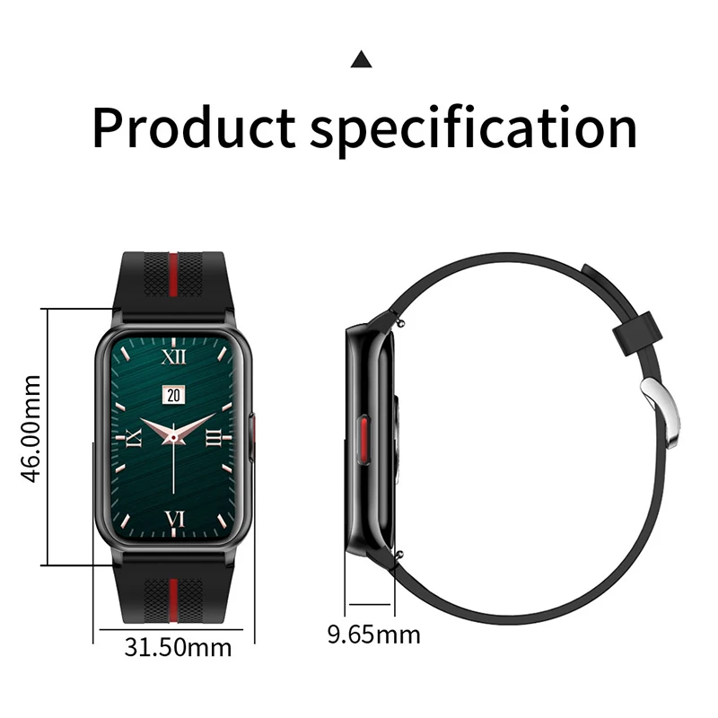 

M juniu Women Smart Watch 1.57 Inch Waterproof Screen Fitness Tracker Smartwatches Men Heart Rate Monitor Watch For Huawei Phone