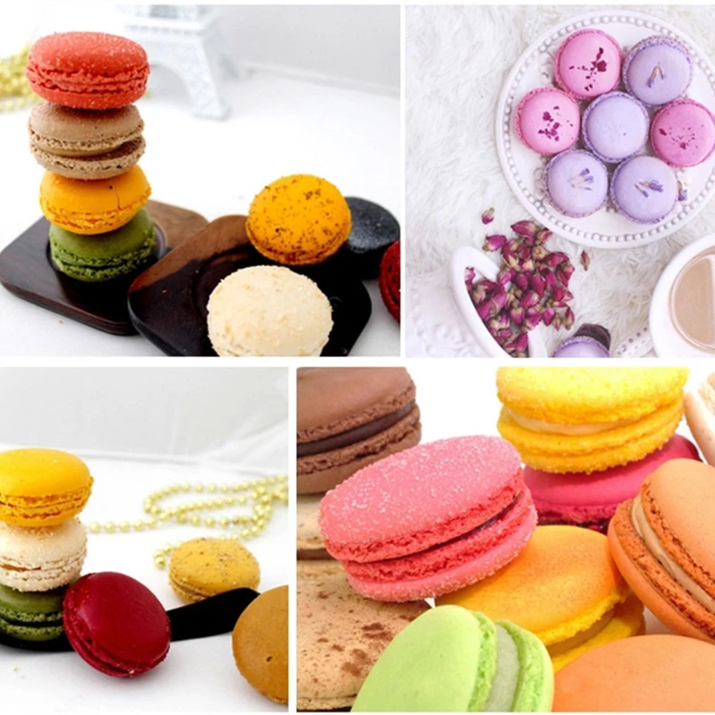 

Silicone Mold 30-Cavity Baking Mat DIY Silicone Macaron Macaroon Pastry Oven Baking Mould Sheet Mat Random Color Cake Tools