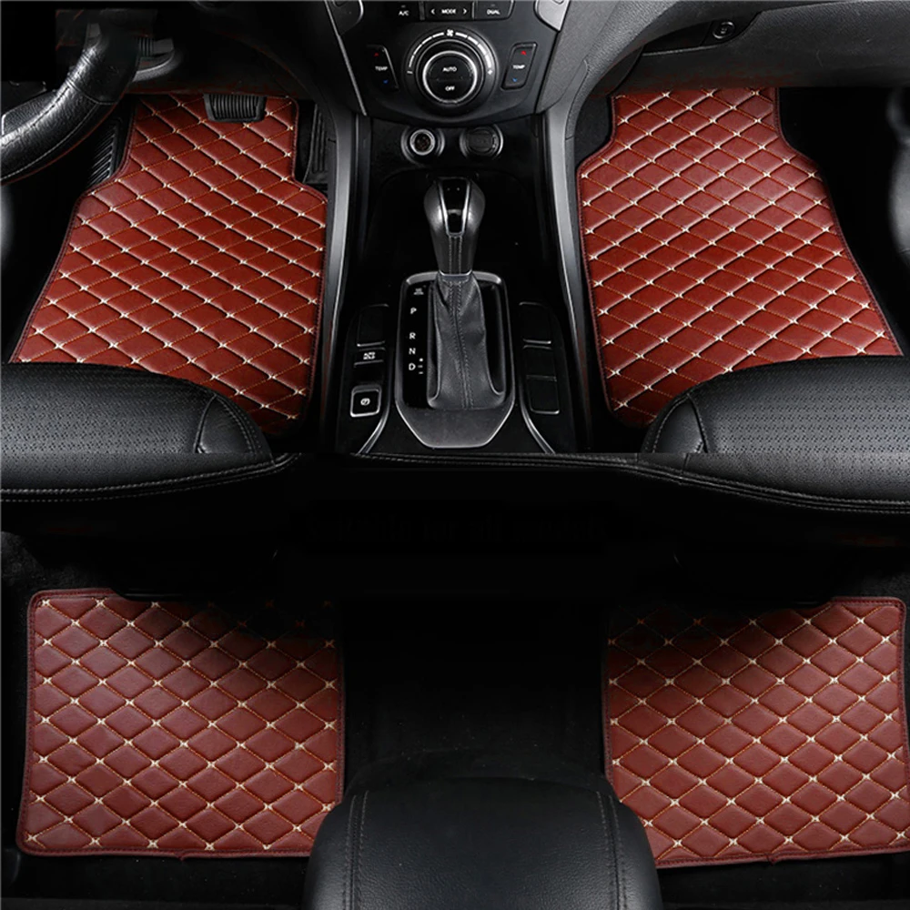 

4pcs Universal Car Floor Mats For Ford RANGER RAPTOR F150 F250 F350 F450 KA ESCAPE RANGER B MAX Falcon CMAX Taurus Auto Carpet